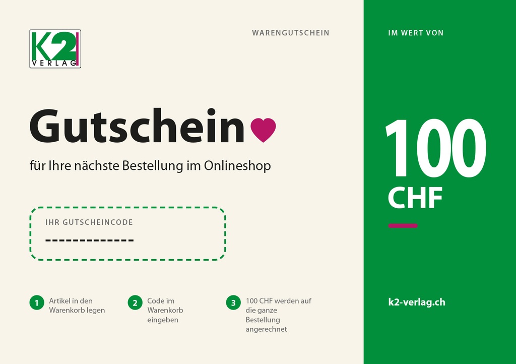 K2 Einkaufsgutschein 100 Franken