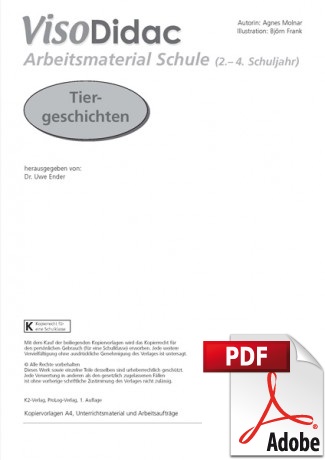 Tiergeschichten Sprach- und Lesematerial PDF