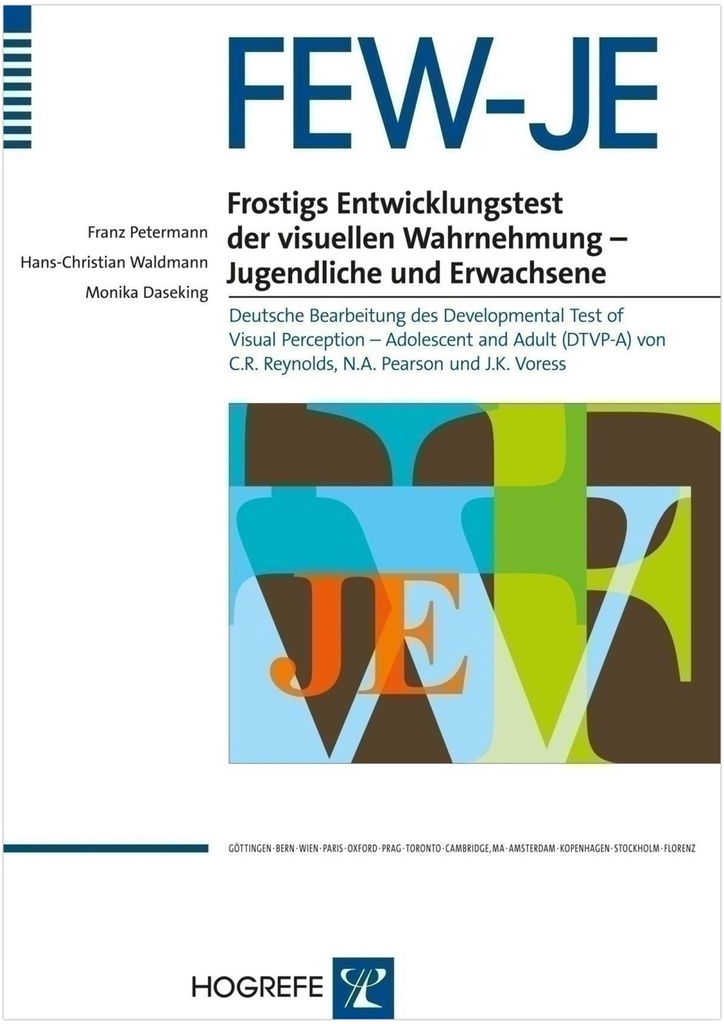 FEW-JE Entwicklungstest vis. Wahrnehmung – Jugendliche u. Erwachsene