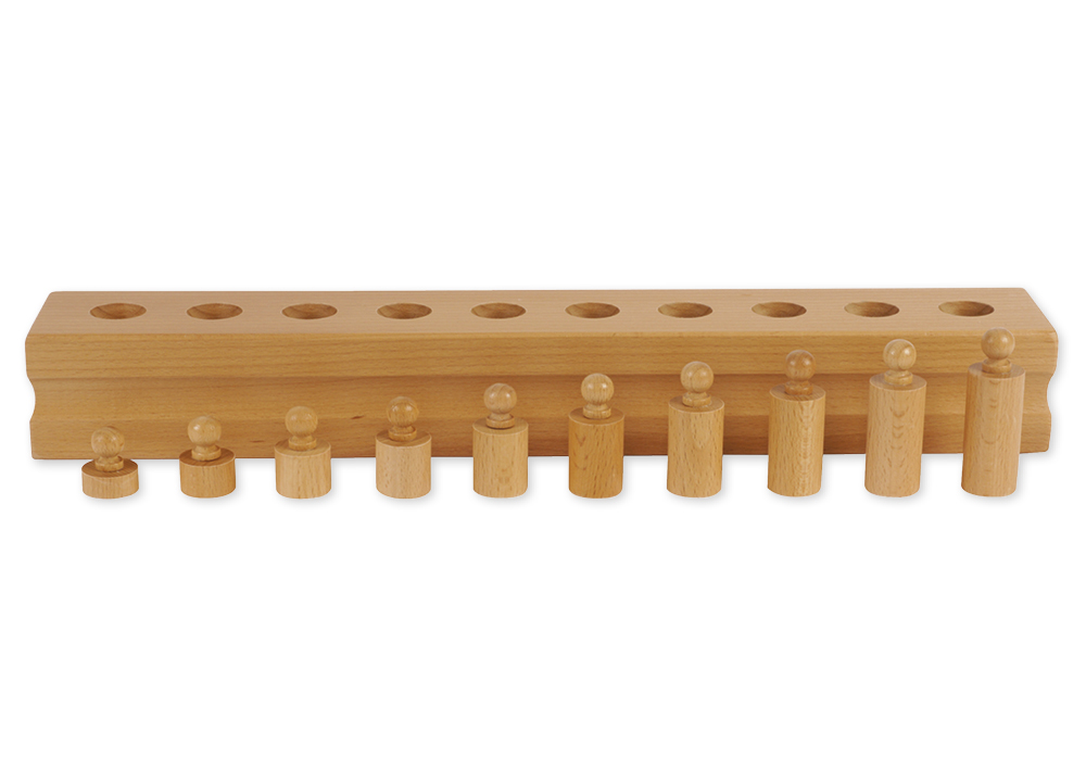 Block mit Zylindern 4 "Montessori Premium"