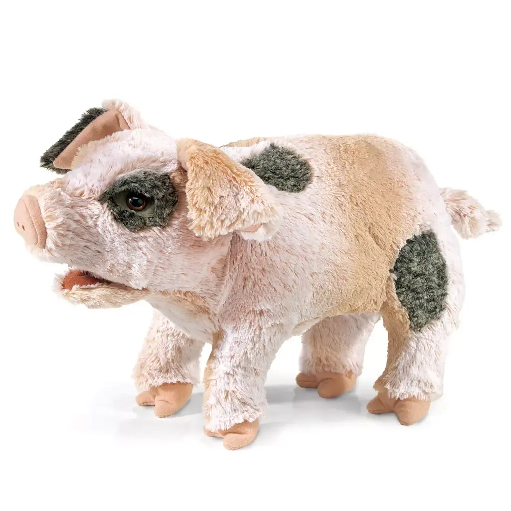 Handpuppe grunzendes Schweinchen*