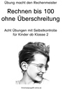 Rechnen bis 100 ohne Überschreitung mit integrierter Selbstkontrolle PDF 