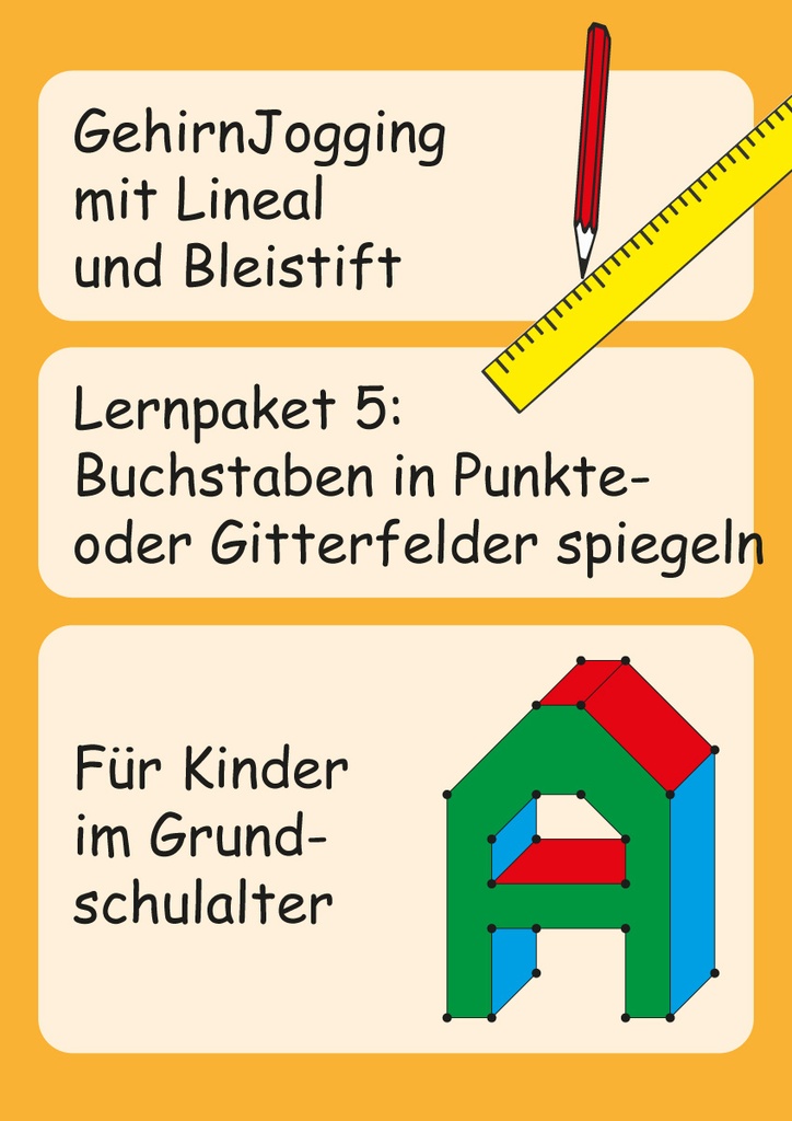 Lernpacket 5: Buchstaben in Punkte oder Gitterfelder spiegeln PDF