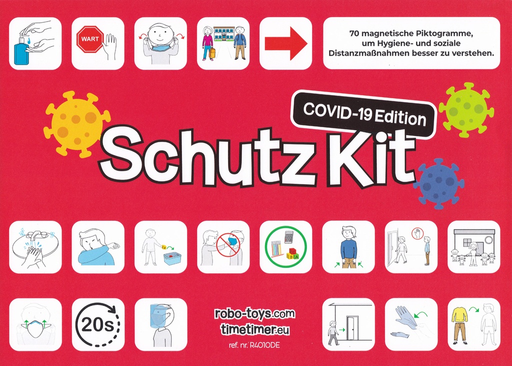 * COVID-19 Schutz Kit Piktogramme