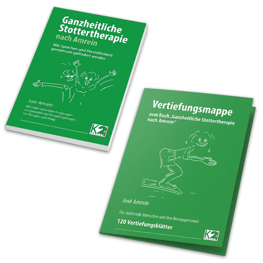 Buch & Vertiefungsmappe – Ganzheitliche Stottertherapie nach Amrein