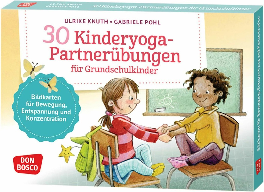 30 Kinderyoga-Partnerübungen für Grundschul-Kinder
